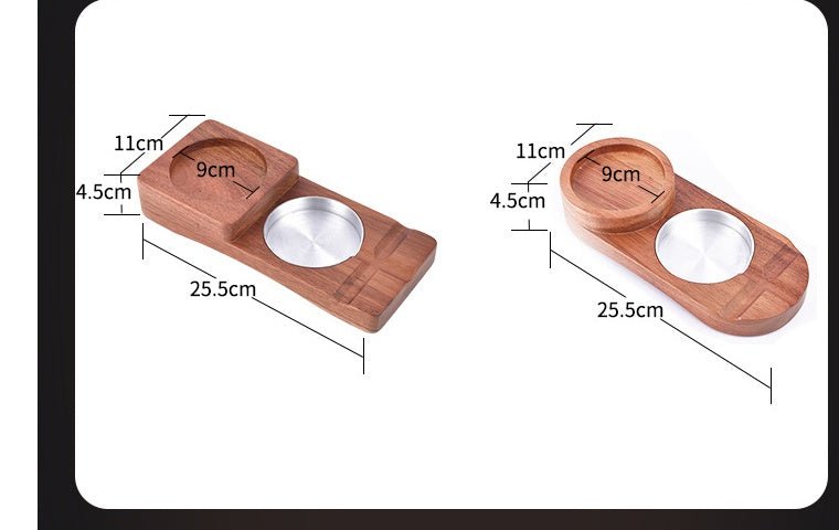 2 In 1 Wooden Ashtray Rustic Wood Whiskey Glass Cup Tray And Cigar Holder Rest Ashtray Home Office Decoration Ornaments