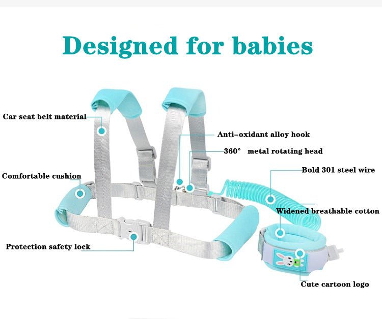 Children's Anti-lost Belt Traction Rope Baby Anti-lost Rope Backpack Walking Baby Artifact