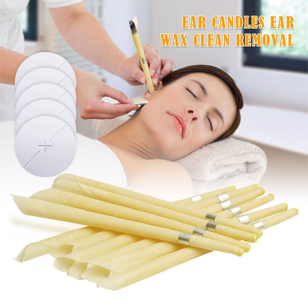 Coning Beewax Natural Ear Candle Ear Healthy Care Ear Treatment Wax Removal Earwax Cleaner