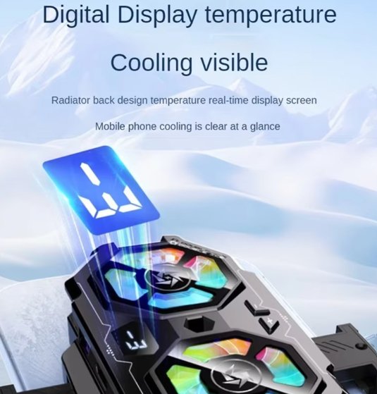 Digital Display Phone Cooling Radiator