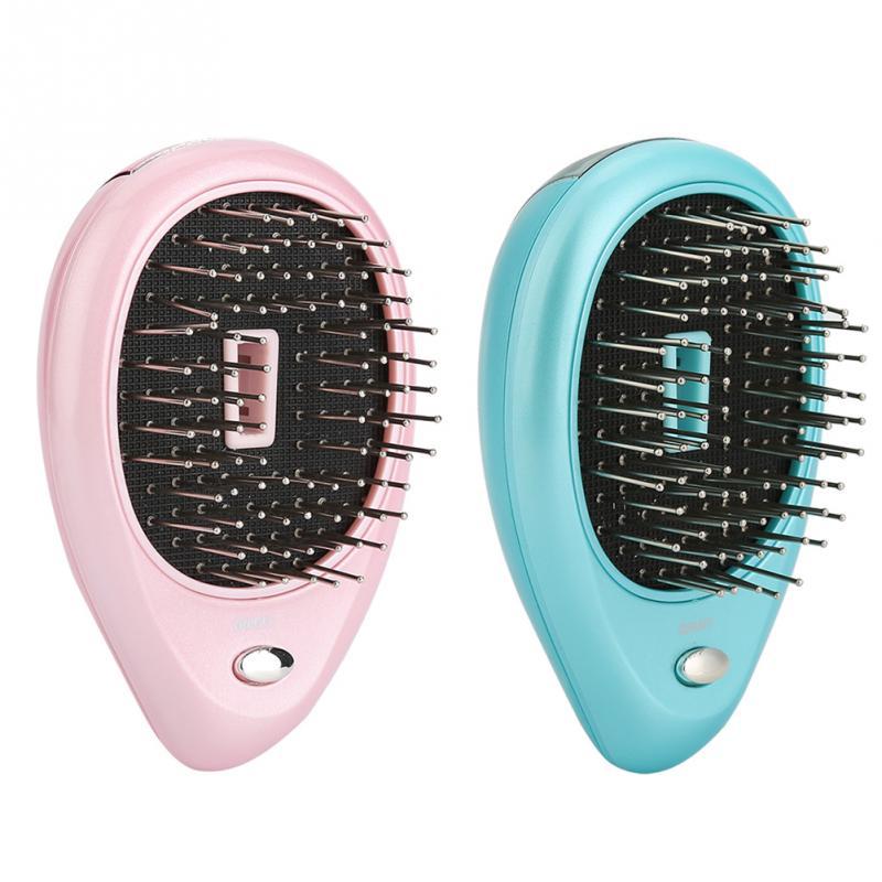 Electric Sound Wave Vibration Magnetic Massage Comb Portable Negative Ion Hair Comb