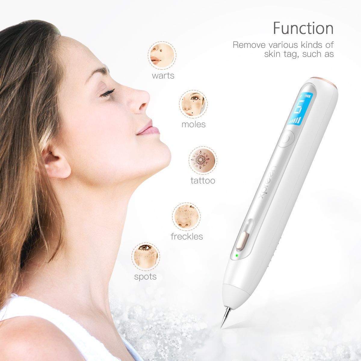 Laser beauty instrument