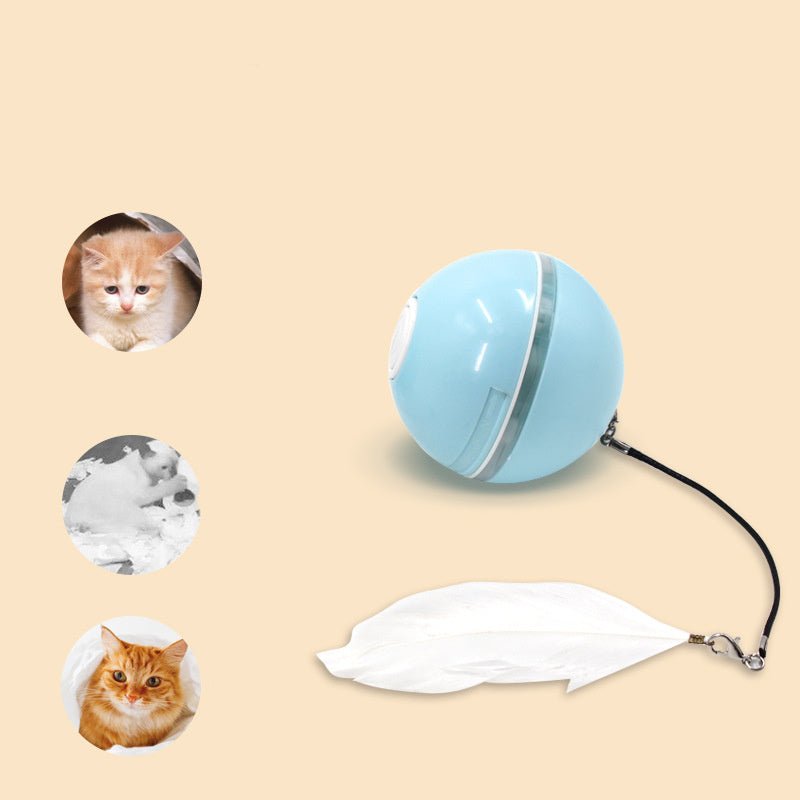 New Automatic LED Intelligent Cat Ball Funny Personality Toy Automatic Cat Ball Pet Supplies