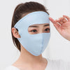 Summer Ice Silk Breathable Mask female Sunscreen Full Face Mask